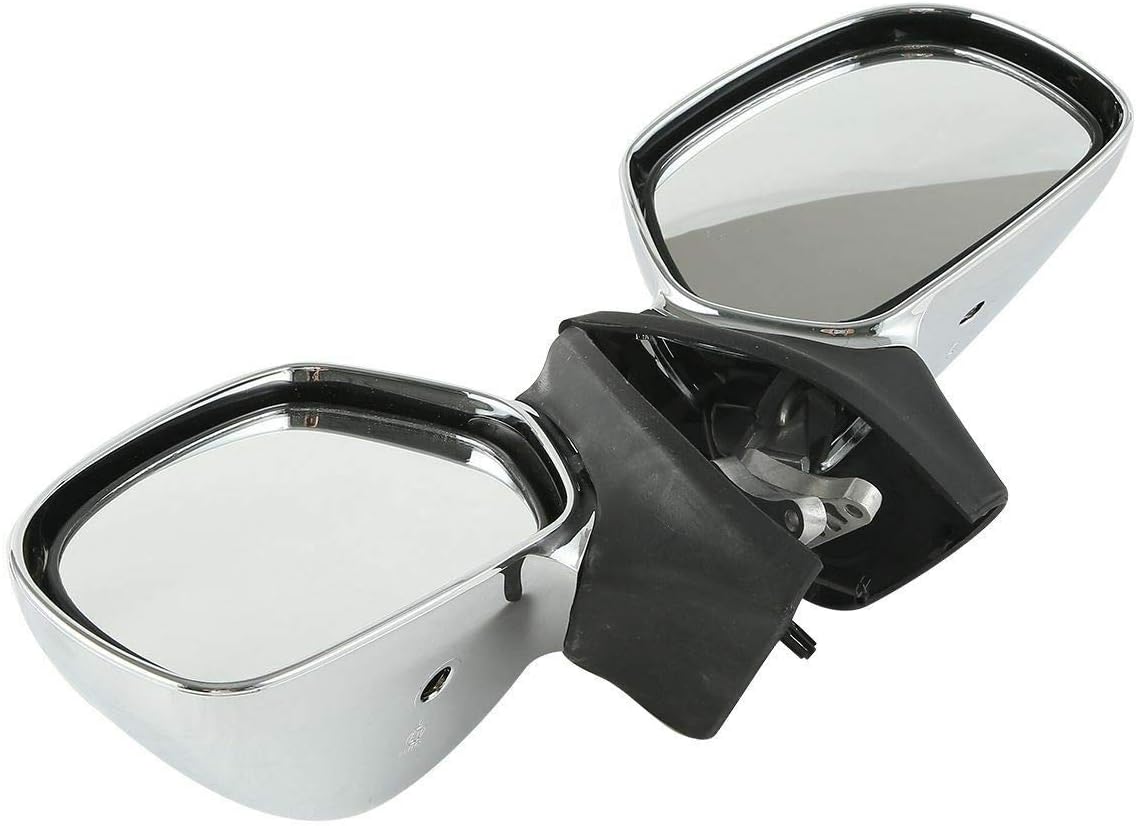 TCMT left Right Clear Chrome Rear View Mirrors W/Turn Signal Fits For Honda GL1800 2001-2017