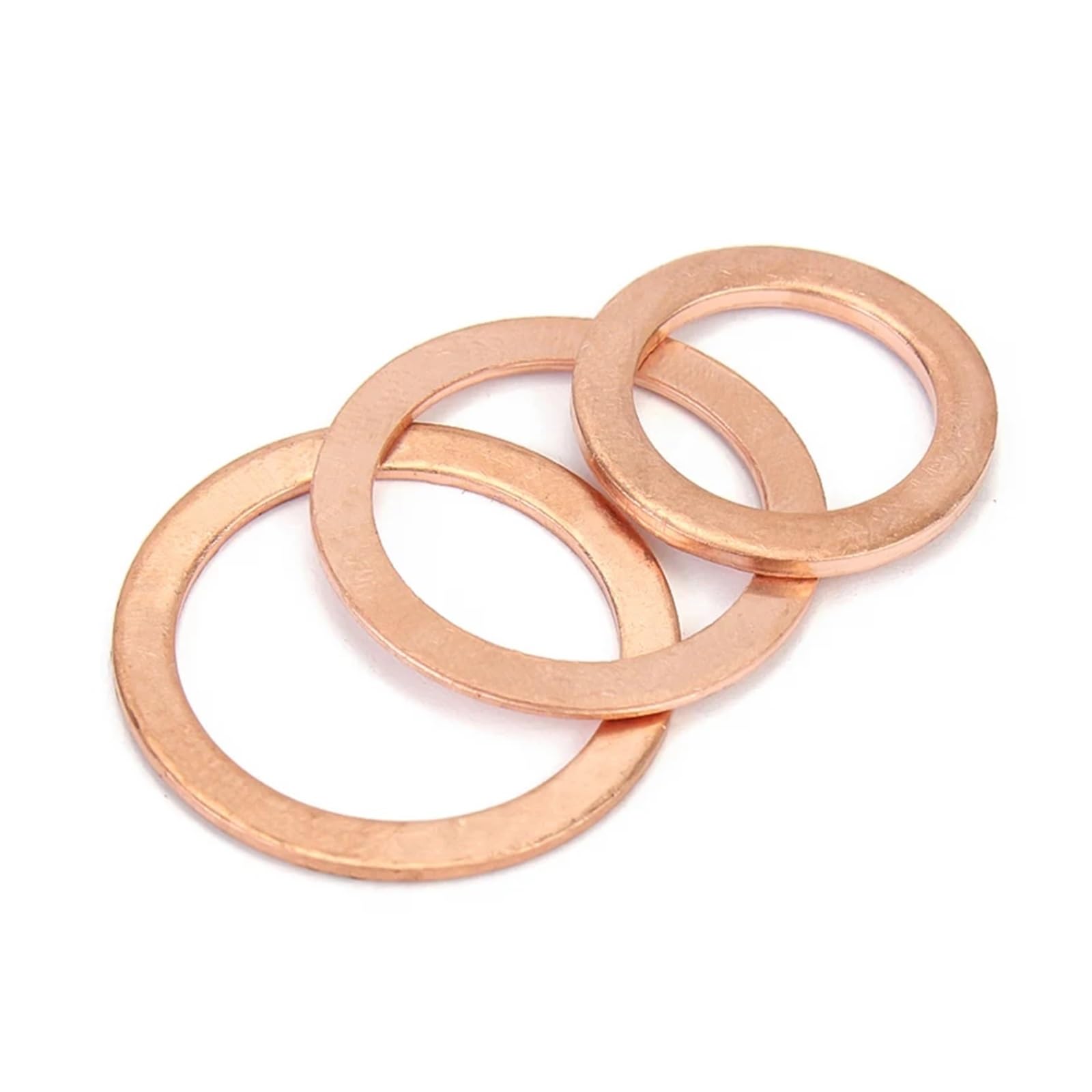 Latón arandela plana, 20/50 Uds M5 M6 M8 M10 M12 M14 M16 Arandela de cobre púrpura sólido anillo plano O junta espaciadora arandelas sellado arandela sólida sello plano(M16x22x1.5 20pcs)