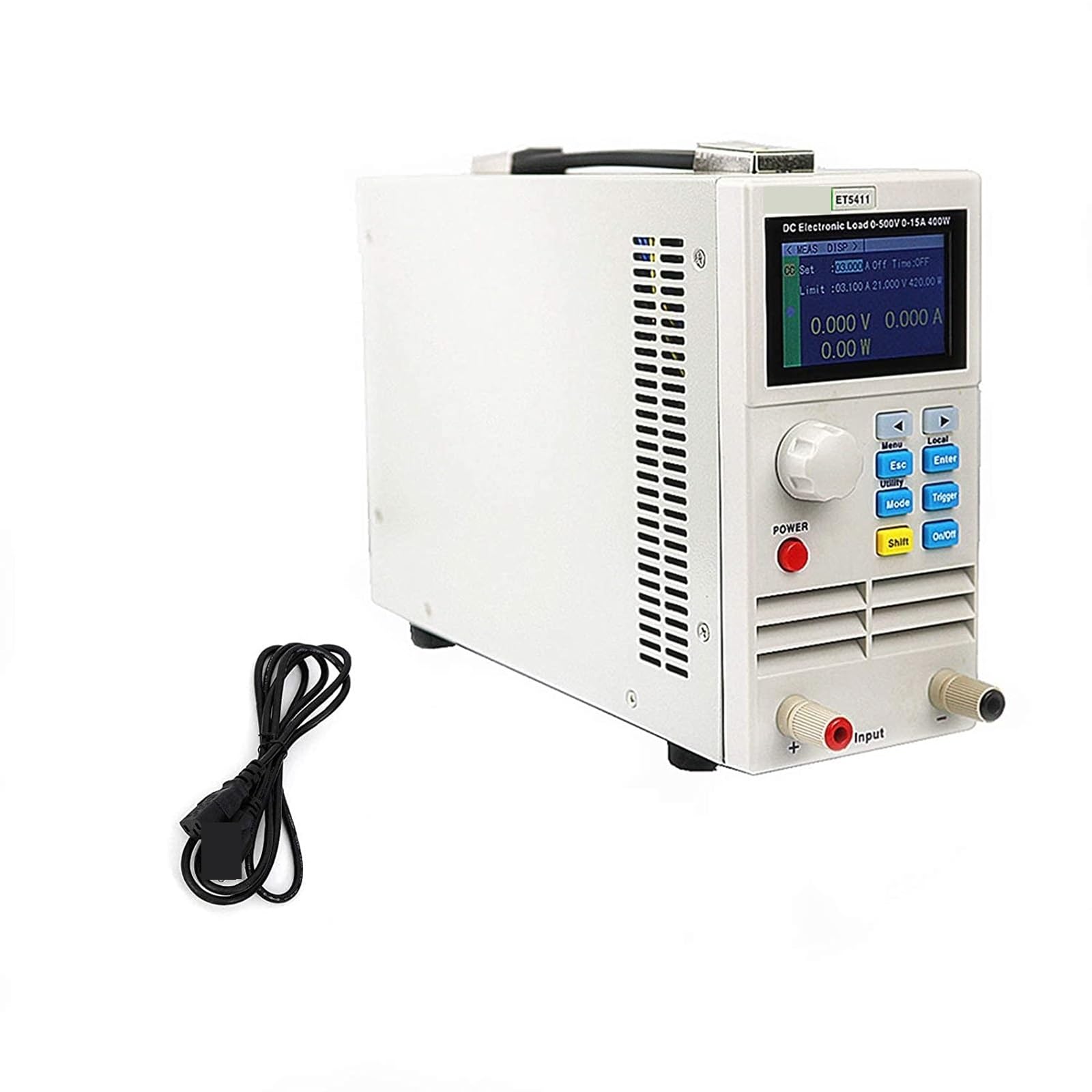 Medidor LCR, Controlador de carga electrónica corriente constante ajustable ET5411A+ 400w 15A