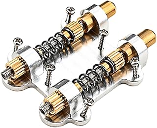 CORHAD 1 Conjunto De Acessórios De Banqiao De Instrumento Musical Para Guitarra De Música Pontes Tremolo Componente De Guitarra Ponte De Guitarra Elétrica Ponte De Guitarra Peças De