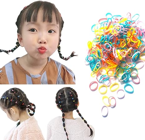 Amazon Co Jp ヘアゴム 子供用ヘアゴム 髪ゴム 髪に絡まりにくい輪ゴム 髪留め 子供 大人 ヘアアクセサリー 女の子 輪ゴム プレゼント カラフル 彩色1 おもちゃ