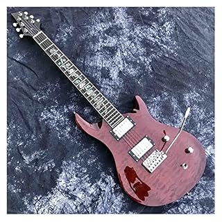 AMINIY Guitare électrique Costume Pleine Maigre col en Acajou Panneau Jazz érable flambé Guitare électrique (Color… - Les Beatles, Paul McCartney, John Lennon, RIngo Starr, George Harrison AMINIY Guitare électrique Costume Pleine Maigre col en Acajou Panneau Jazz érable flambé Guitare électrique (Color… – Image 6