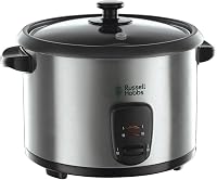 Russell Hobbs 1.8L rizsfőző melegentartó funkcióval, gőzöléssel és rozsdamentes acél kialakítással 1
