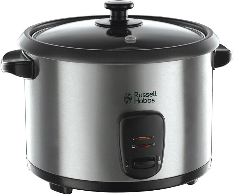 Russell Hobbs 1.8L rizsfőző melegentartó funkcióval, gőzöléssel és rozsdamentes acél kialakítással