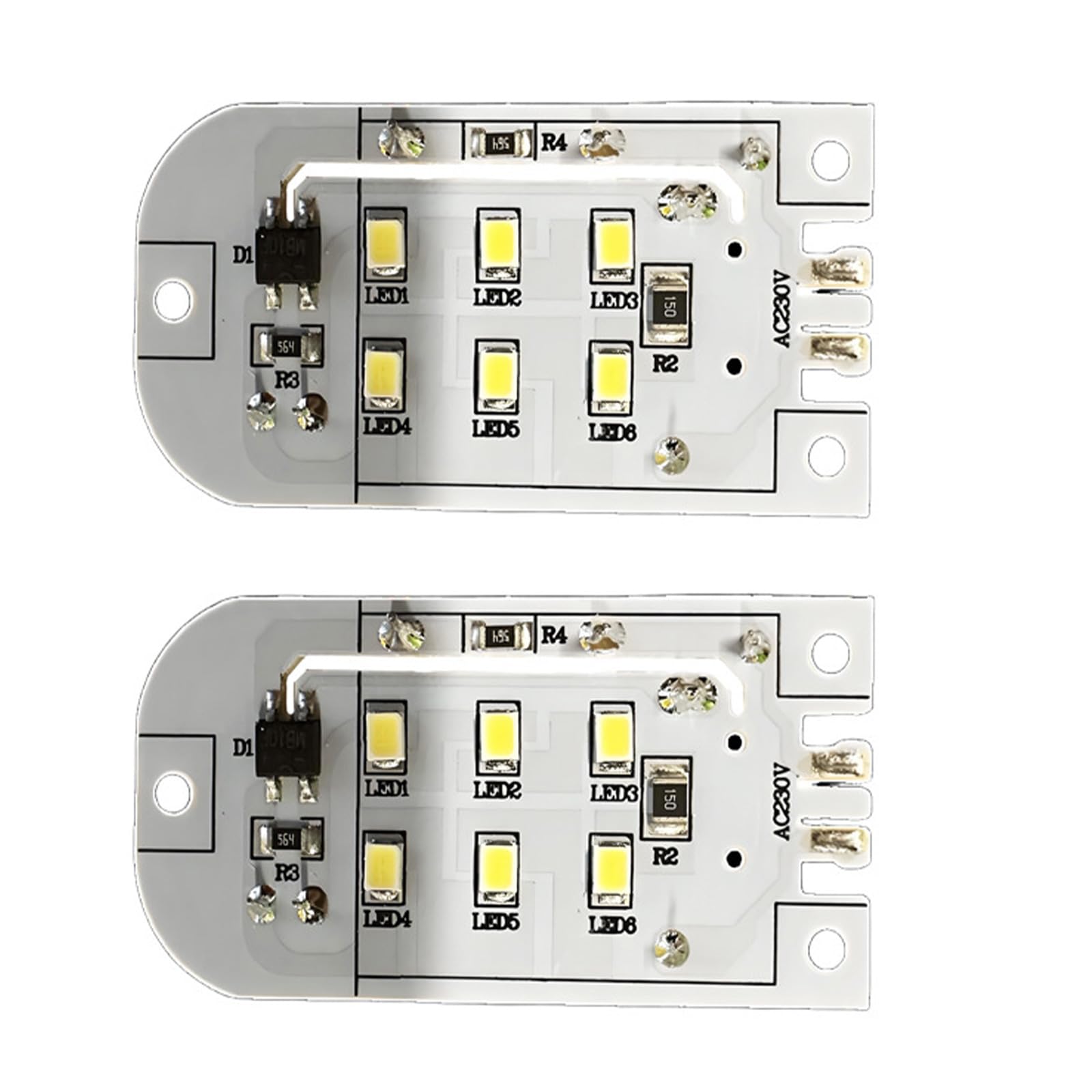 LED Lighting Strips Replacement Light Board PCB Texture Refrigerator Lighting for Fridge Model Refrigerator Light Bulb