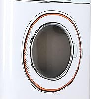 Vista 8 de Lavadora de gran capacidad para modelado de detergente en polvo con ventana de perspectiva, caja de almacenamiento multifuncional para aperitivos