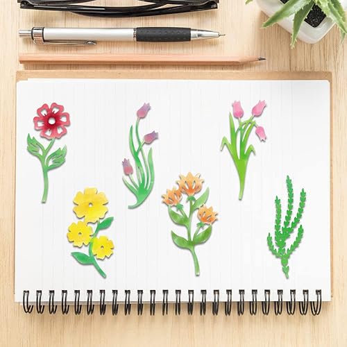 Miniatura 9 de Robot Gear Birds troquelados para hacer tarjetas, juegos de troqueles mecánicos de corte de pájaros, equipo floral, plantillas de reloj, plantilla