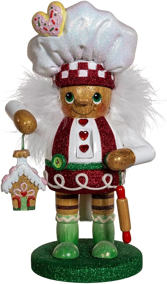 Kurt Adler 10-inch Hollywood Nutcrackers™ Gingerbread Baker Boy Nutcracker