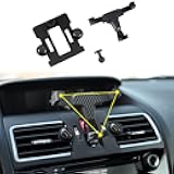for Subaru WRX Car Phone Mount, Carbon Black Interior Hands Free Phone Holder, Gravity Air Vent Car Mount for Cell Phone Compatible with Subaru WRX STi 2016-2021
