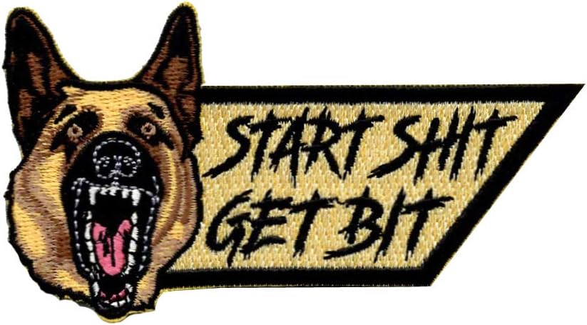 Tactical Outfitters Start Shit Get Bit K9 Morale Patch