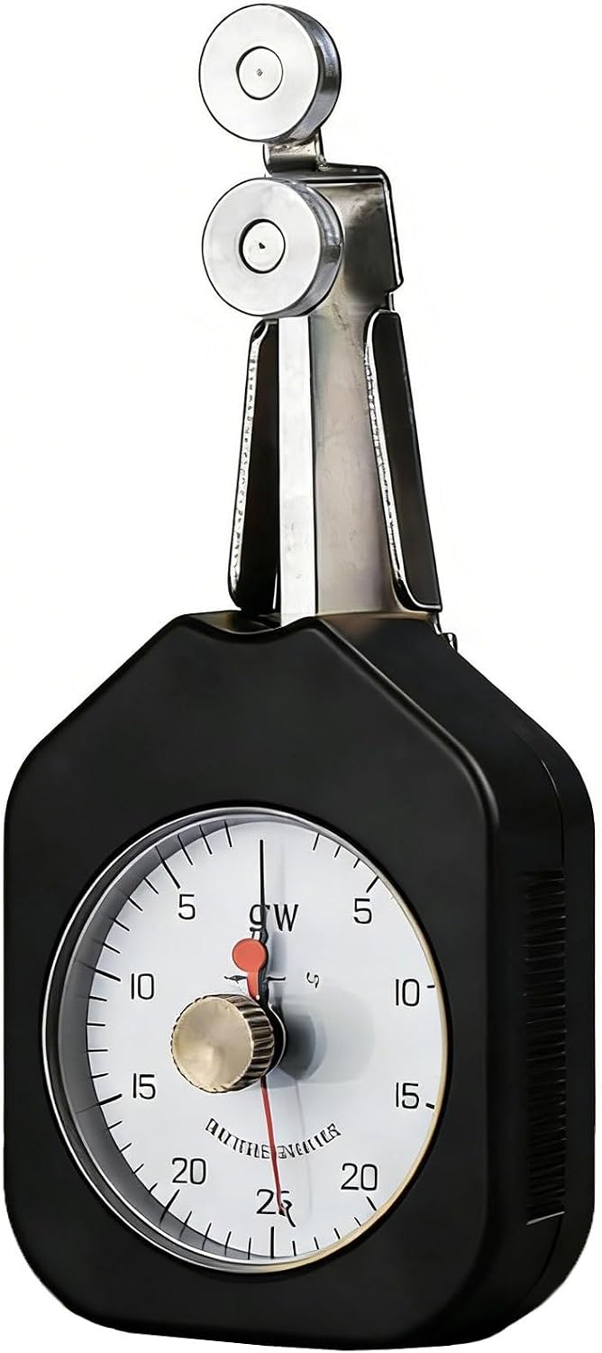 Yarn Tension Meter, Double Pointer Pressure Tester, Industry Dial, Measurement Range 25gw-250gw, Precision ±1 Scale for Textile Thread (150gw)