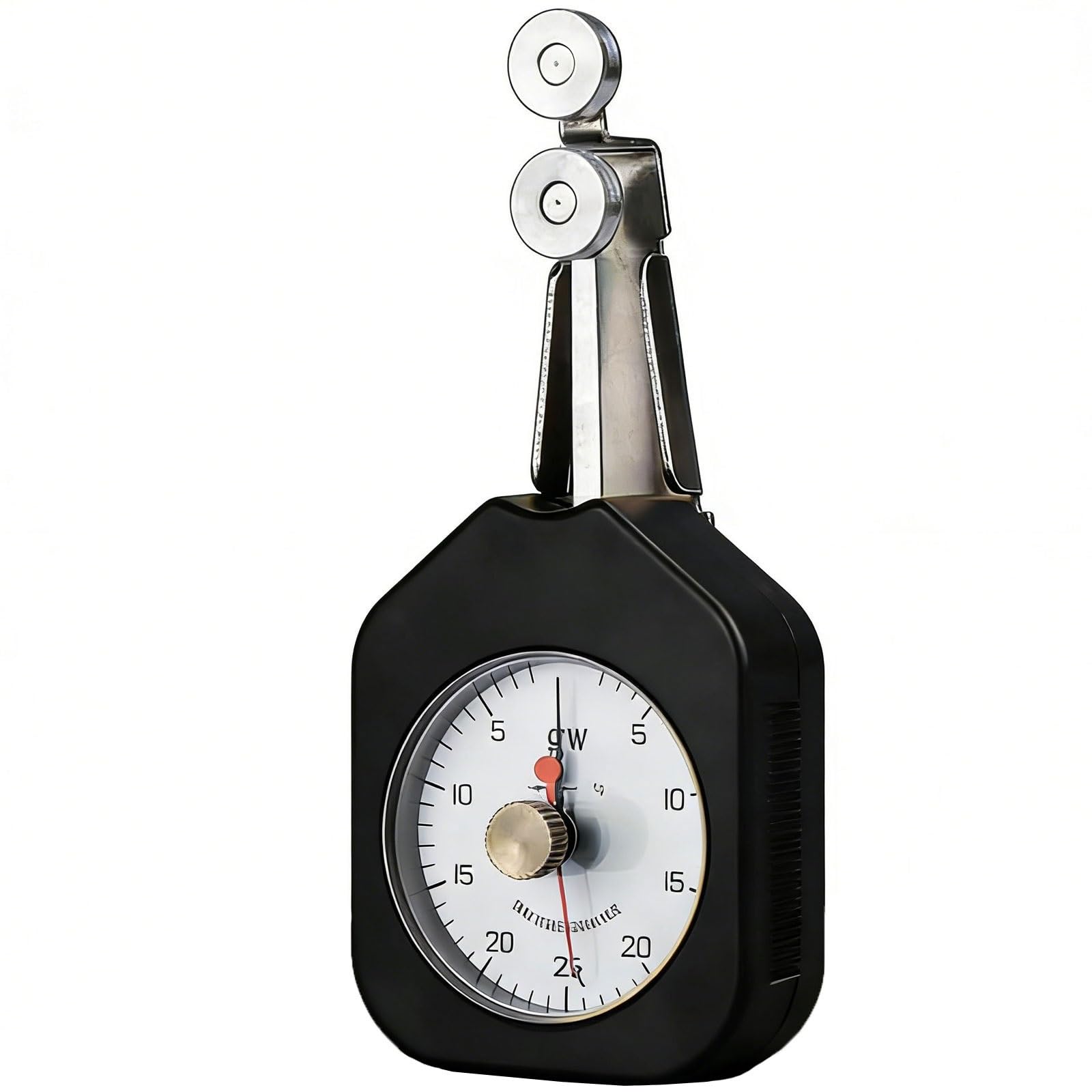 XNZJHPP Yarn Tension Meter Double Pointer Tester, Precision Dial Gauge 25gw-250gw, Minimum Scale 1-10gw, ±1 Accuracy, Ideals for Textile and Thread Measurement (25gw)