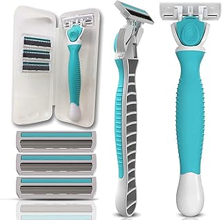 Nylea Razors for Women with Sensitive Skin - FlexShave - Premium Womens Razor for Shaving [6 Blades] Bikini Trimmer, Wome...