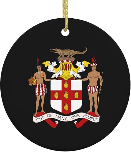 Coat of Arms of Jamaica Christmas Decoration Pendant