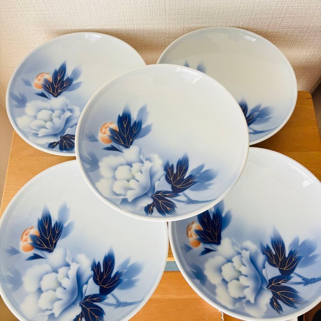 Amazon.co.jp: 深川製磁 牡丹 和皿 取り皿 セット ダイ : ホーム＆キッチン