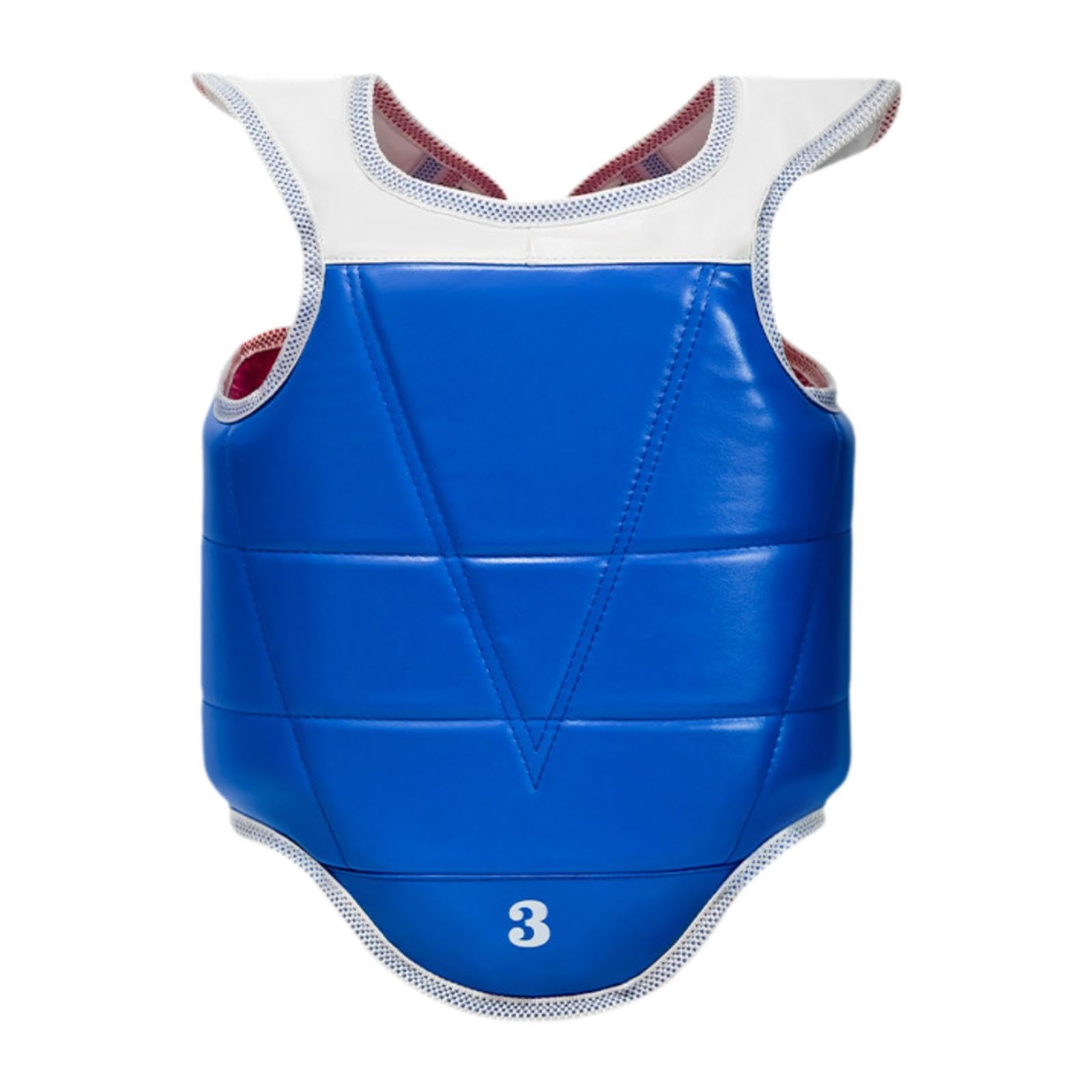 rockible Protector de Pecho de Karate, Chaleco Protector, Almohadilla de protección Corporal de Boxeo Reversible para Golpes Fuertes