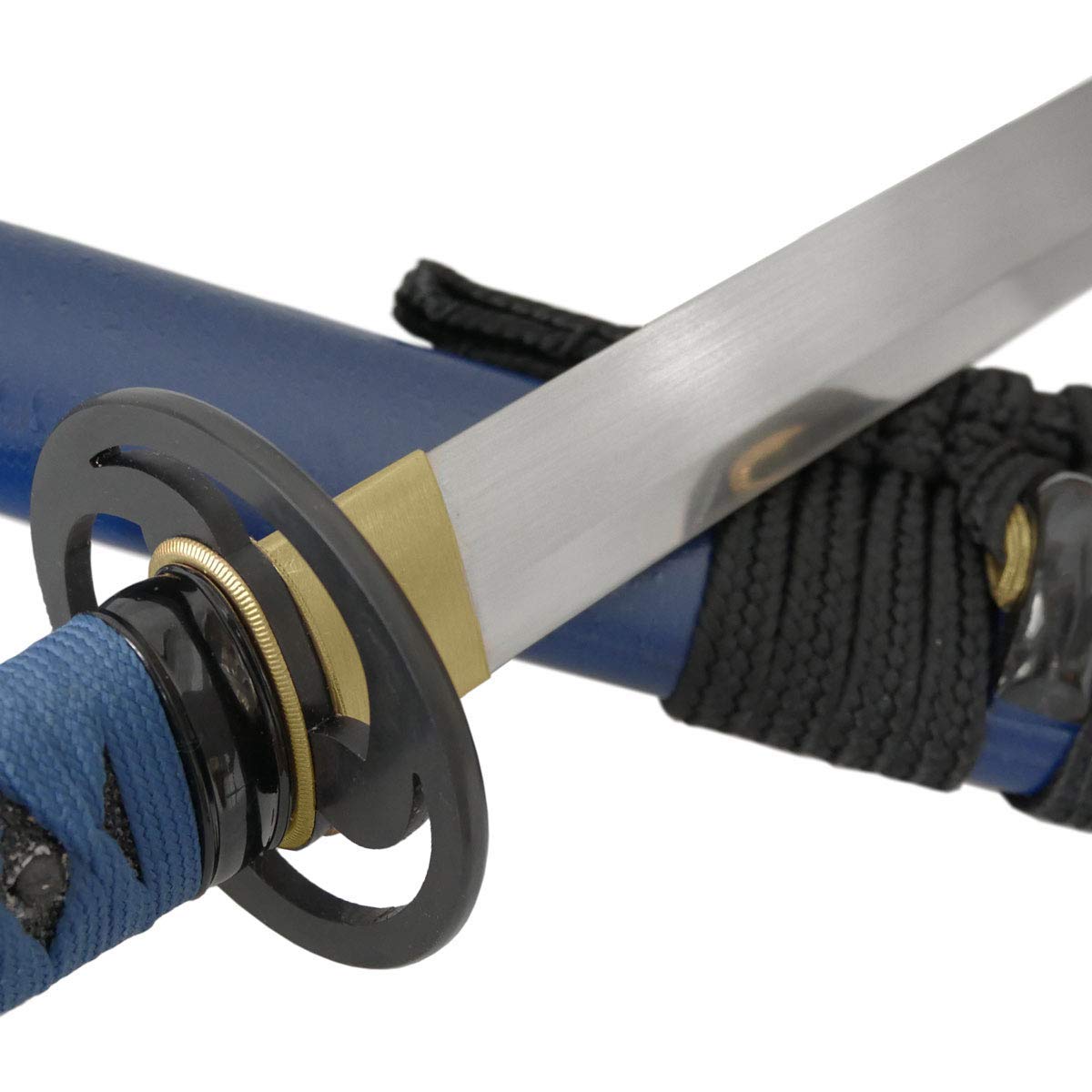 Katana Aoi Domoe Samuraischwert Metall Klinge Federstahl sehr scharf!