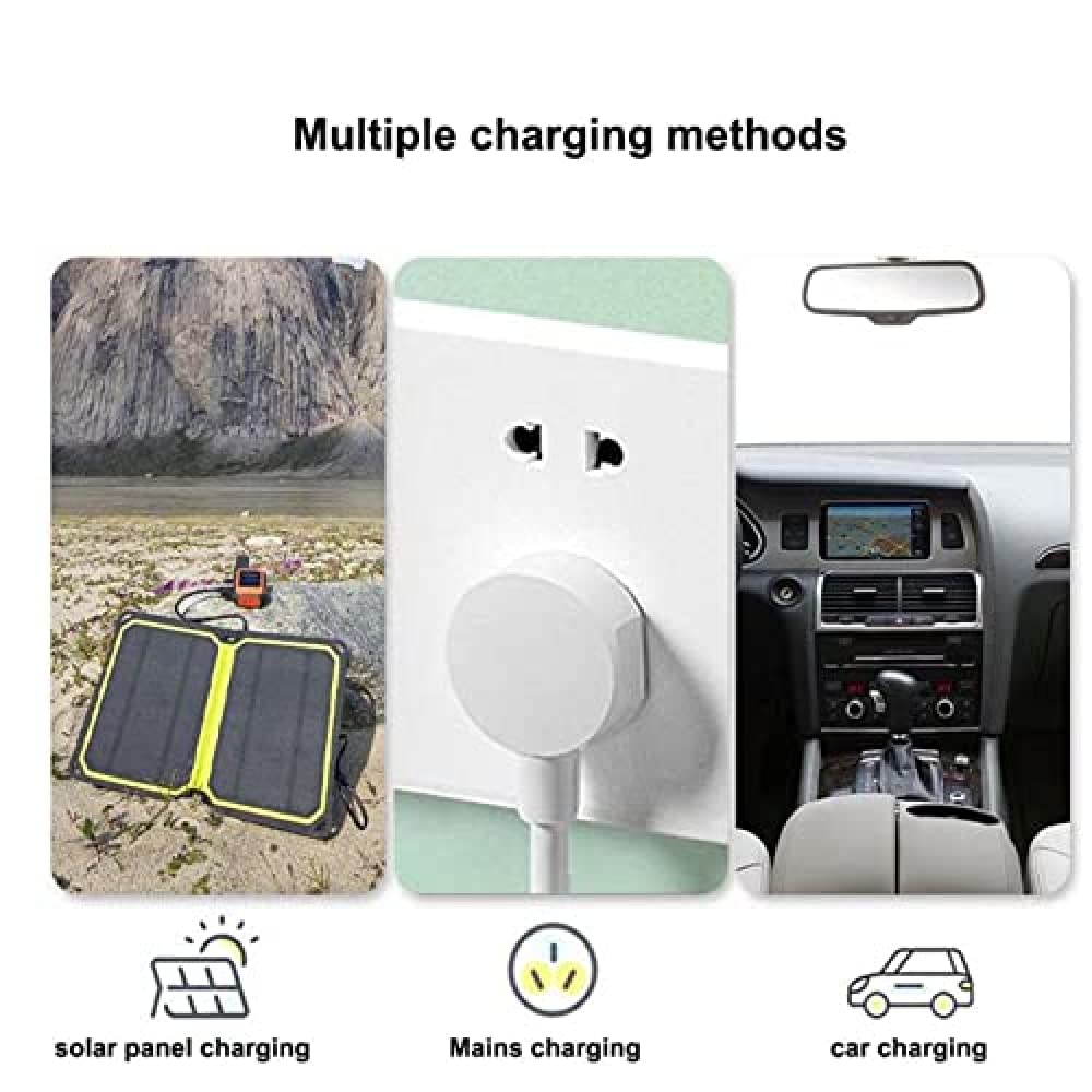 Generador inversor portátil, generador Solar de 300 W, estación de energía portátil para Acampar, batería de Litio de 222 WH, linternas LED para Uso doméstico de Respaldo y Viajes