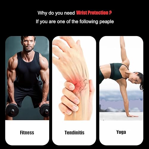 Miniatura 5 de YUNYILAN Muñequeras ultrafinas para túnel carpiano, alivio del dolor, artritis, tendinitis, muñequeras elásticas para manos derecha e izquierda,