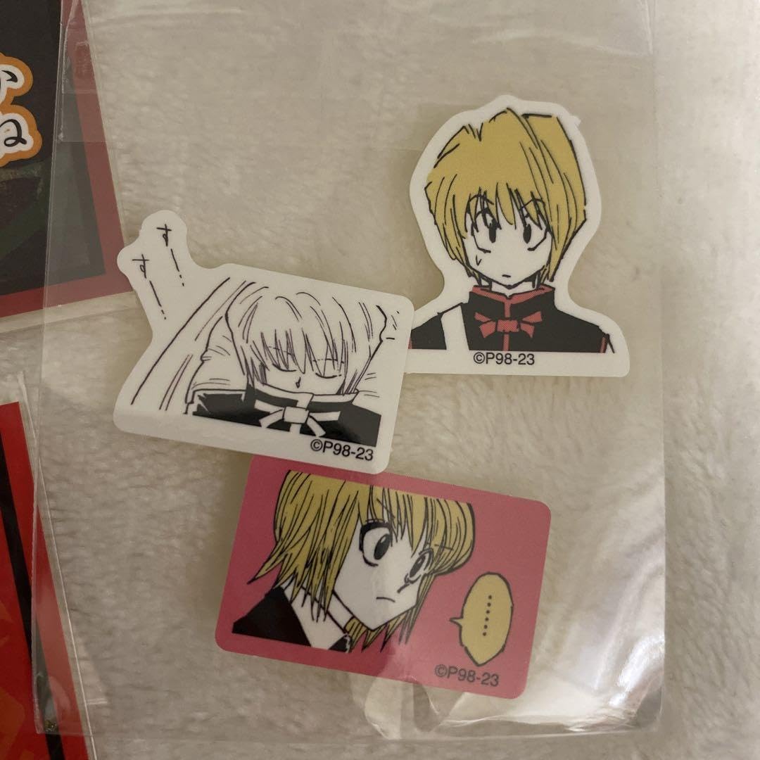 HUNTER×HUNTER クラピカ　エッチングポストシール　　ステッカー Amazon.co.jp: ハンターハンター クラピカの戒めステッカーとフレーク