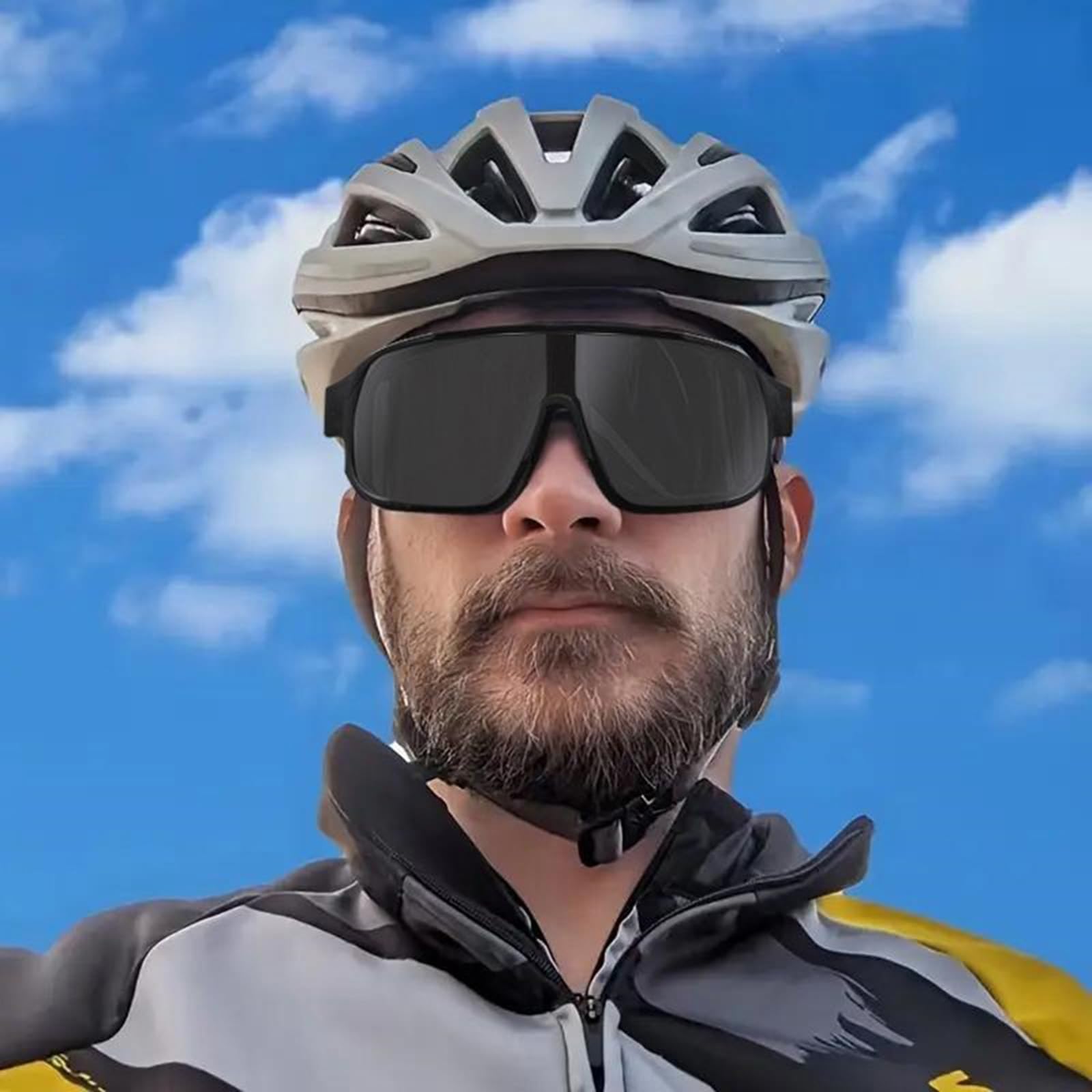Confezione da 6 occhiali da sole sportivi per uomo e donna, protezione UV400, leggeri, avvolgenti, antiscivolo, per corsa, ciclismo, pesca, golf, pallavolo, escursionismo, attività all'aperto