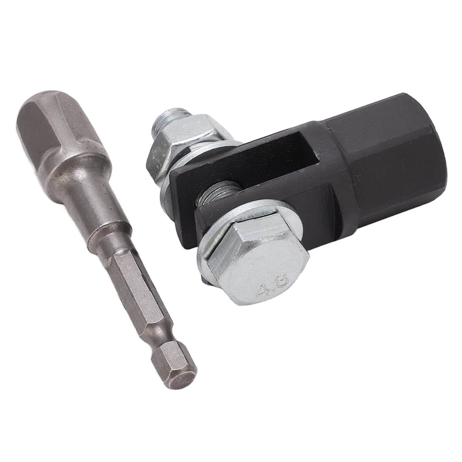 Adattatore per trapano a percussione con jack a forbice, adattatore per presa jack a forbice in metallo per estremit¨¤ a occhiello singolo a forma di U Parti di automobili e motocicli