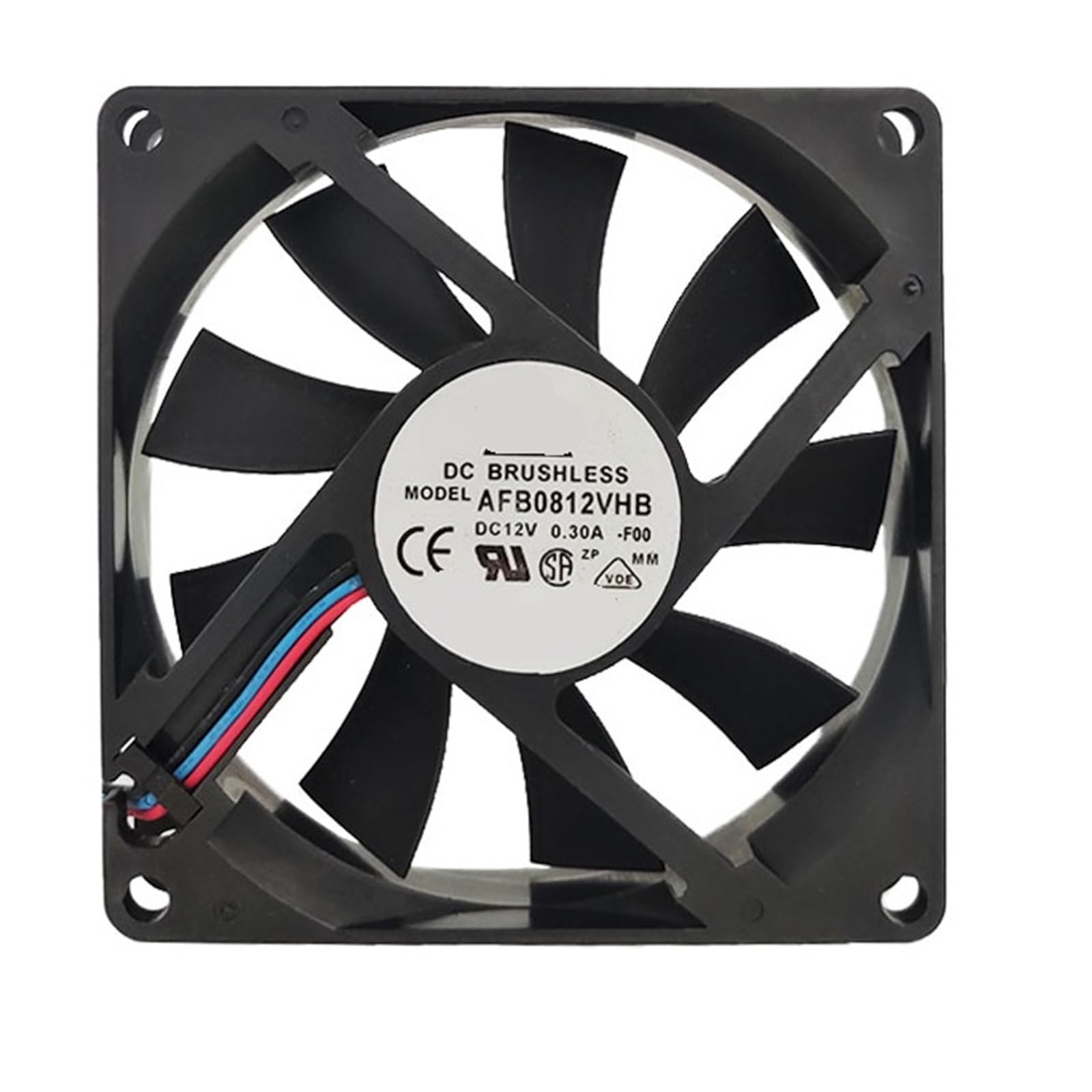 LZIKKGKI AFB0812VHB DC12V 0.30A 8015 8cm 3-Wire Cooling Fan