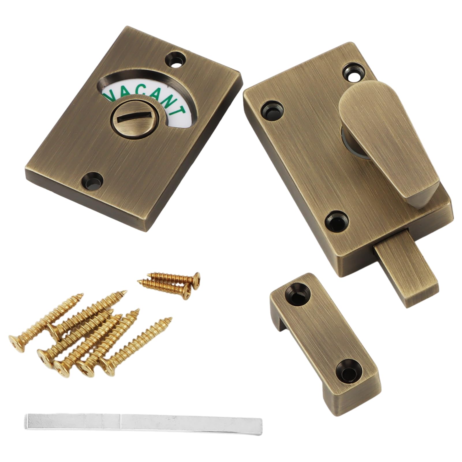 Buy Engaged Indicator Bolt Vacant/Engaged Bathroom WC Public Restroom Toilet Privacy Partition Door Lock Latch