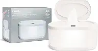 Munchkin Aquecedor de lenços umedecidos sem toque com luz noturna e sensor de movimento, branco