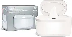 Munchkin Aquecedor de lenços umedecidos sem toque com luz noturna e sensor de movimento, branco
