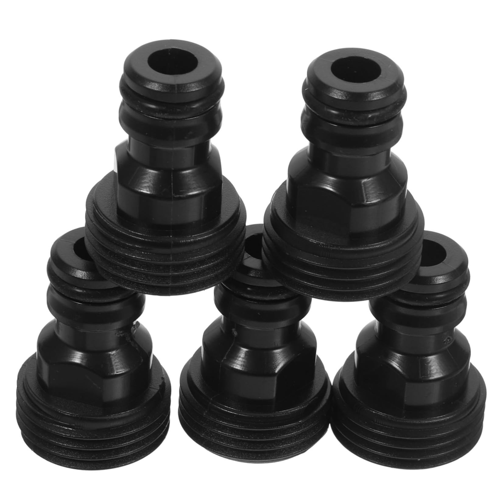 Happyyami 5 Juegos Adaptador De Lavadora Tubería Adaptador De Grifo A Manguera Adaptador Manguera Rápido Adaptador Manguera Acoplador De Manguera De Lavadora El Plastico 5 Piezas * 5