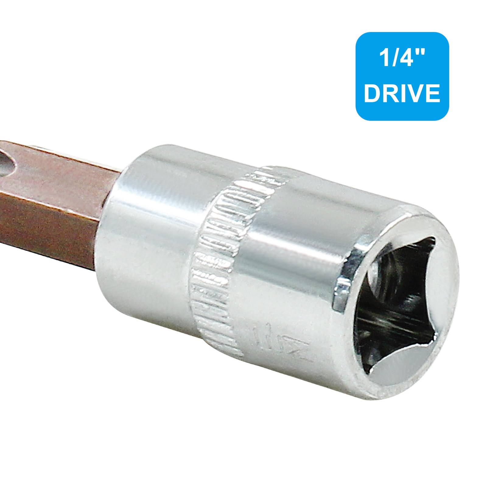 2 Stück T40 Torx Stecknuss – 1/4 Zoll Antrieb, S2 Stahl, 3,7 Cm Lang, Wärmebehandelt, Für Hohe Drehmomente