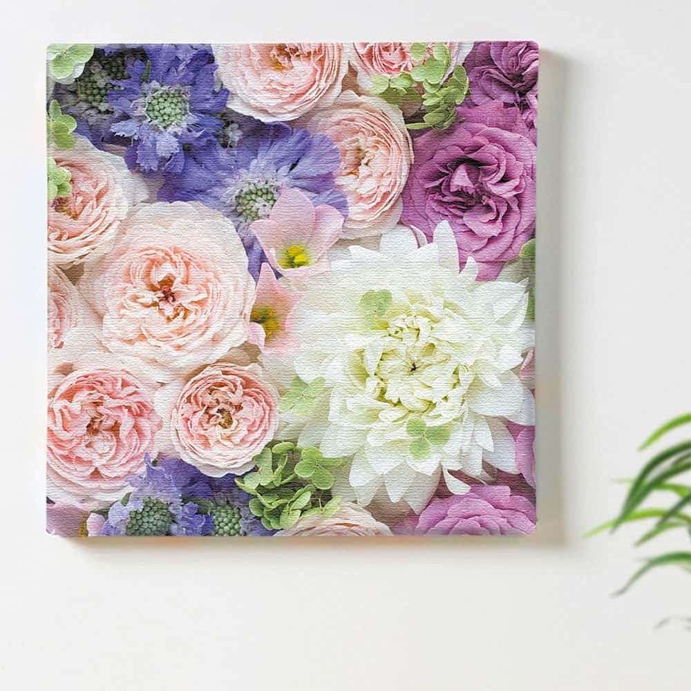 ⑧アートデリ ポスター パネル 花 100cm × 100cm 竹内陽子 日本製 軽量