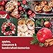 Yankee Candle Apple Wreath Scented Classic 22oz Large Jar Single Wick Candle Over 110 Hours of Burn Time | Holiday Gifts for All