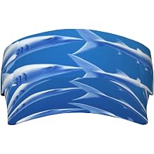 Submarine World Unisex Sports Sun Visor Adjustable UV Protection Sun Hat Cap for Beach Pool Golf Tennis