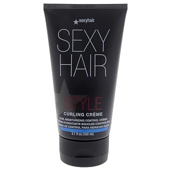 SexyHair Style Curling Creme Curl Moisturizing Control Creme | Light Control | Maintains Moisture and Combats Frizz