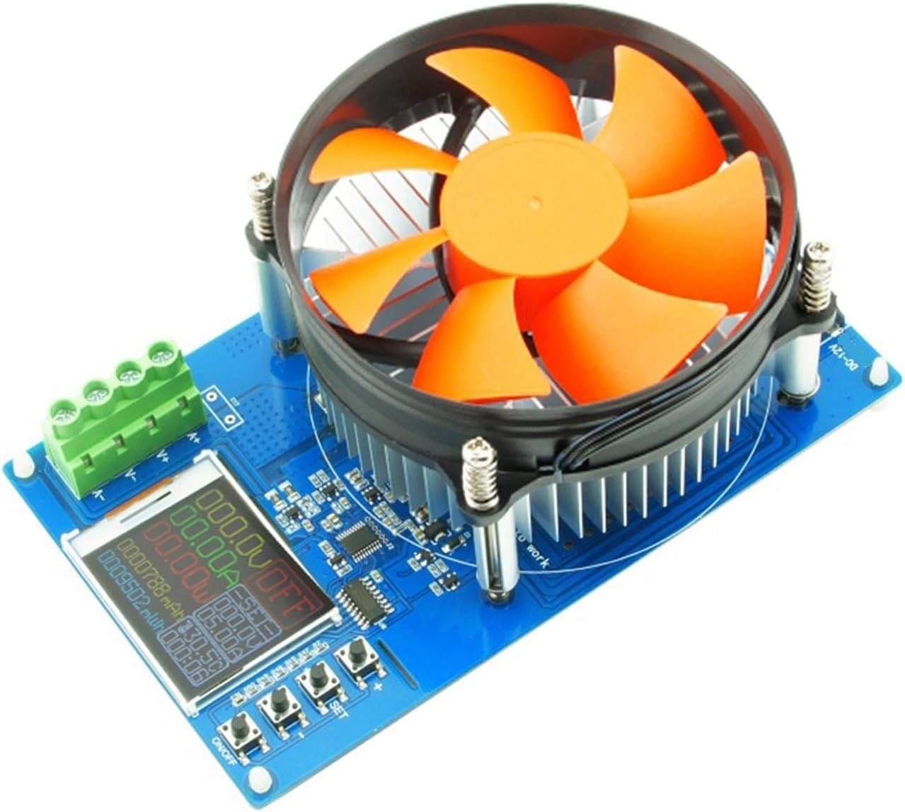 150W 10/20A USB Lithium Battery Capacity Monitor Tester 4 Working Modes Discharge Meter Constant Current Electronic Load(1.77inch 150W 10A)