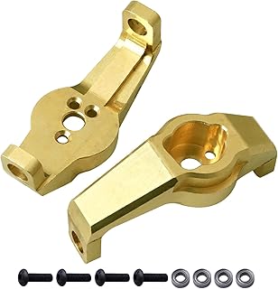 1Pair Brass Front C-Hubs Carrier Weights Caster Blocks Upgrades for TRX-4 1/10 RC Crawler, Replace 8232