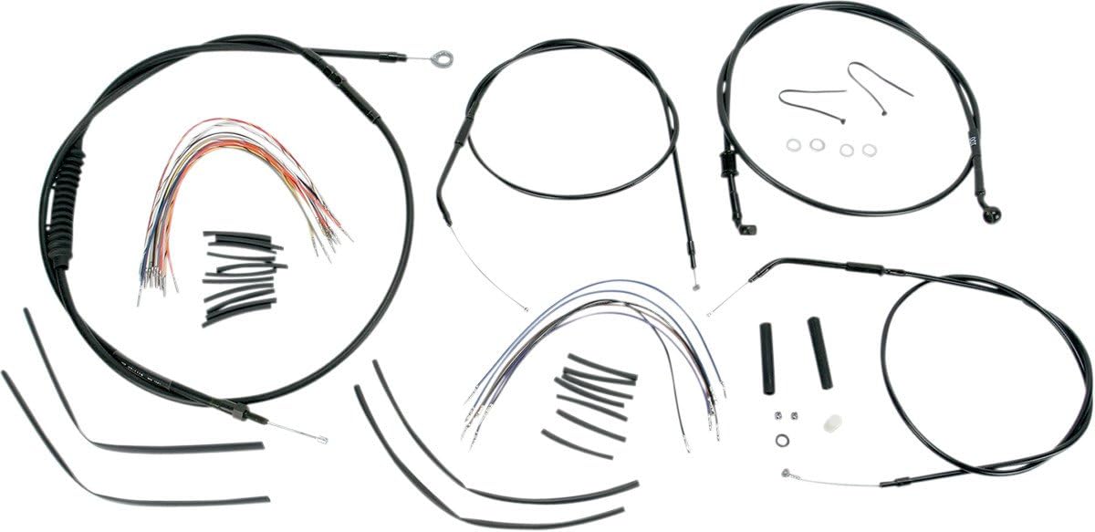 Burly Brand Cable/Brake Line Kit for Ape Hangers for Harley Davidson 2004-06 XL - 16"