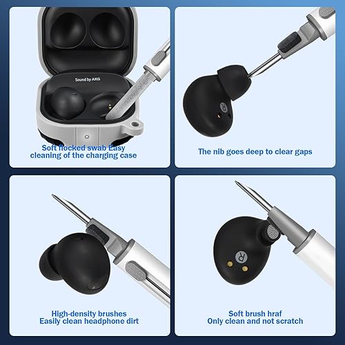 Miniatura 5 de Compatible con Samsung Galaxy Buds FE Case (2023) Buds 2 Pro Case (2022)Buds Pro Case (2021)Buds 2 Case (2021)Buds Live Case (2020), funda de