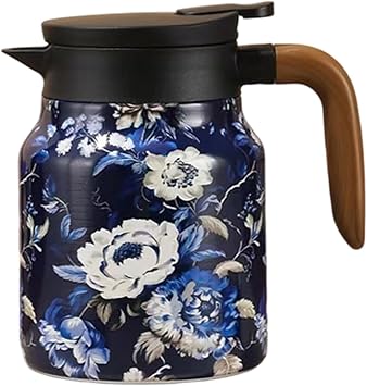 Tea Kettle - Stainless Steel Vintage Insulated, Loose Hot Tea Pot Retro Teaware For Home Office Kitchen Apartment Restaurant Camping Housewarming Birthday