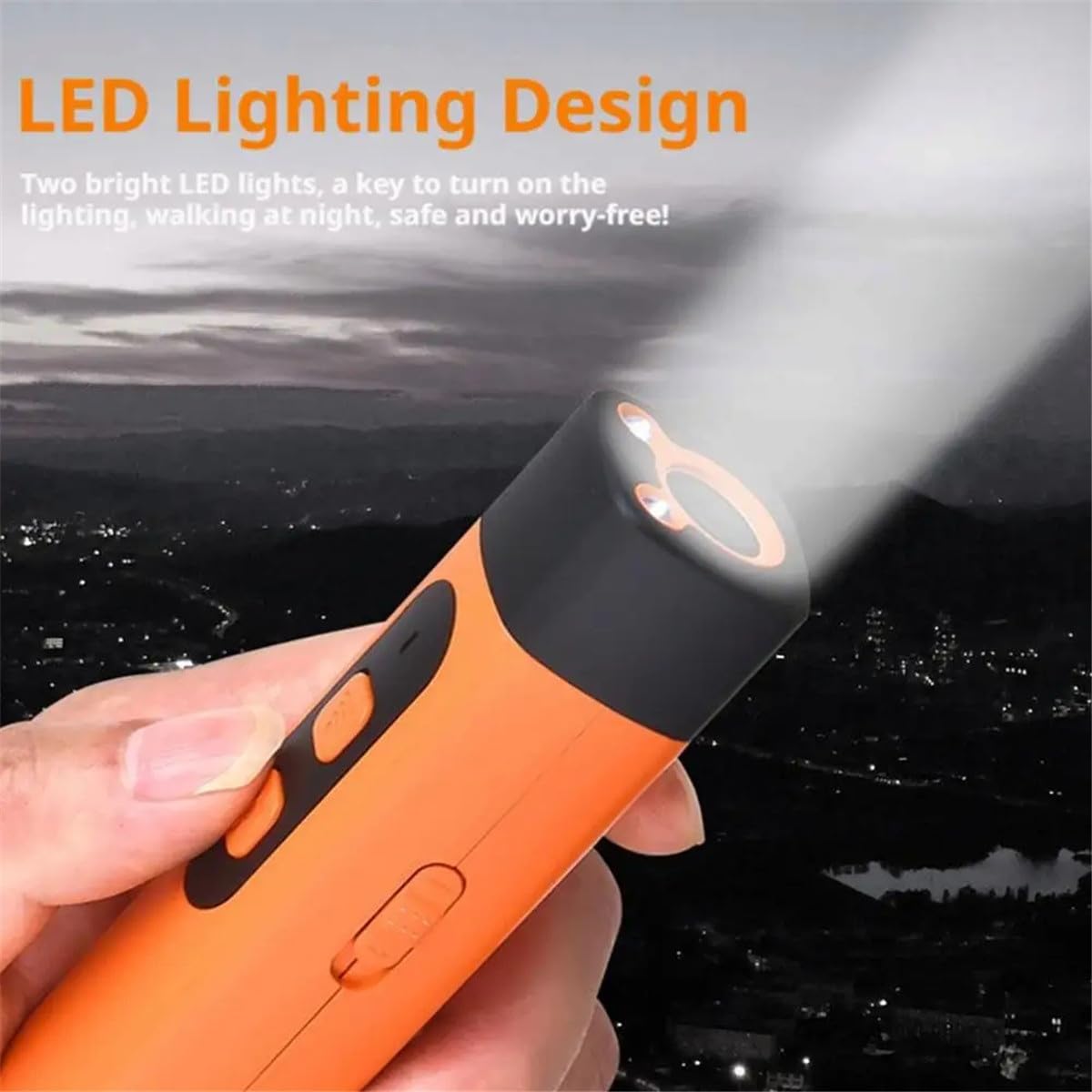 XAUCY Ricaricabile Ultrasuoni Pet Dog Repeller Telecomando Con Torcia LED Repellenti Addestramento Cane Anti Abbaiare Professionale Anti Abbaio Dispositivo Per Cani