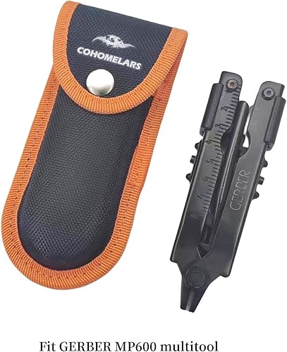 Miniatura 2 de Funda de nailon para Gerber MP600 multiherramienta de 5 pulgadas, estuche de transporte horizontal para cuchillos de bolsillo plegable de 5.1 a 5.5