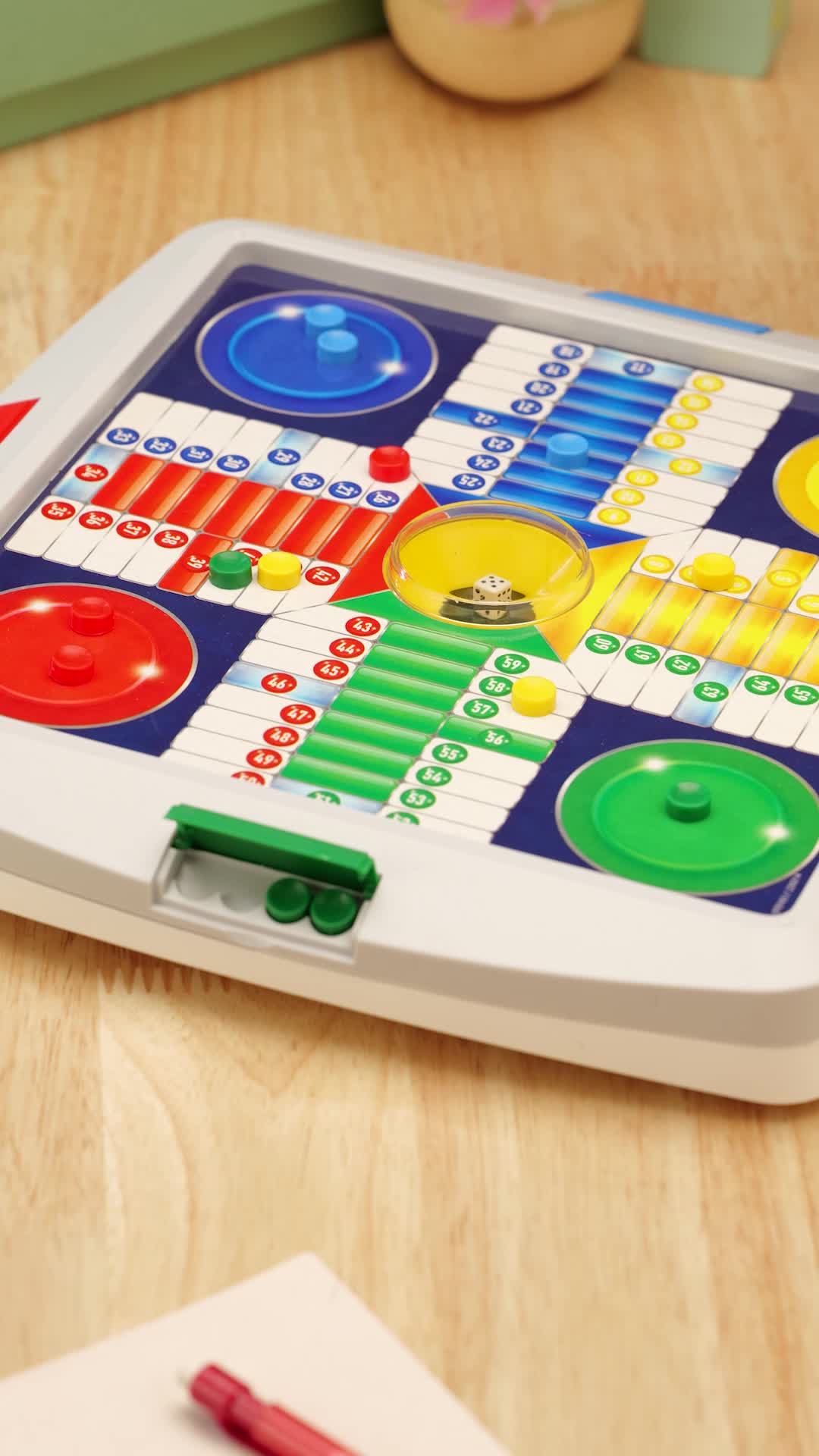 Gioco Da Tavolo Magnetico Cayro 2 In 1: Parcheesi E Gioco Dell'Oca - Tabellone 16x16 Con Cassetti, Per 2-4 Giocatori, Dai 5 Anni - 2