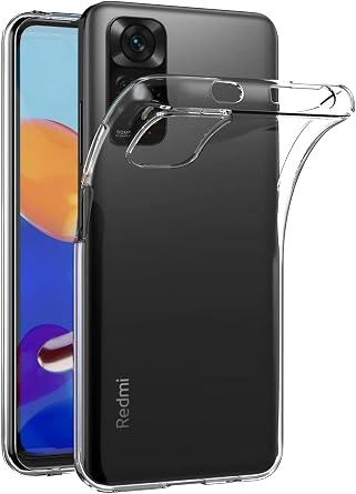 MaiJin Case for Xiaomi Mi Redmi Note 11 / Redmi Note 11S 4G 6.43 inch Soft TPU Rubber Gel Bumper Transparent Back Cover