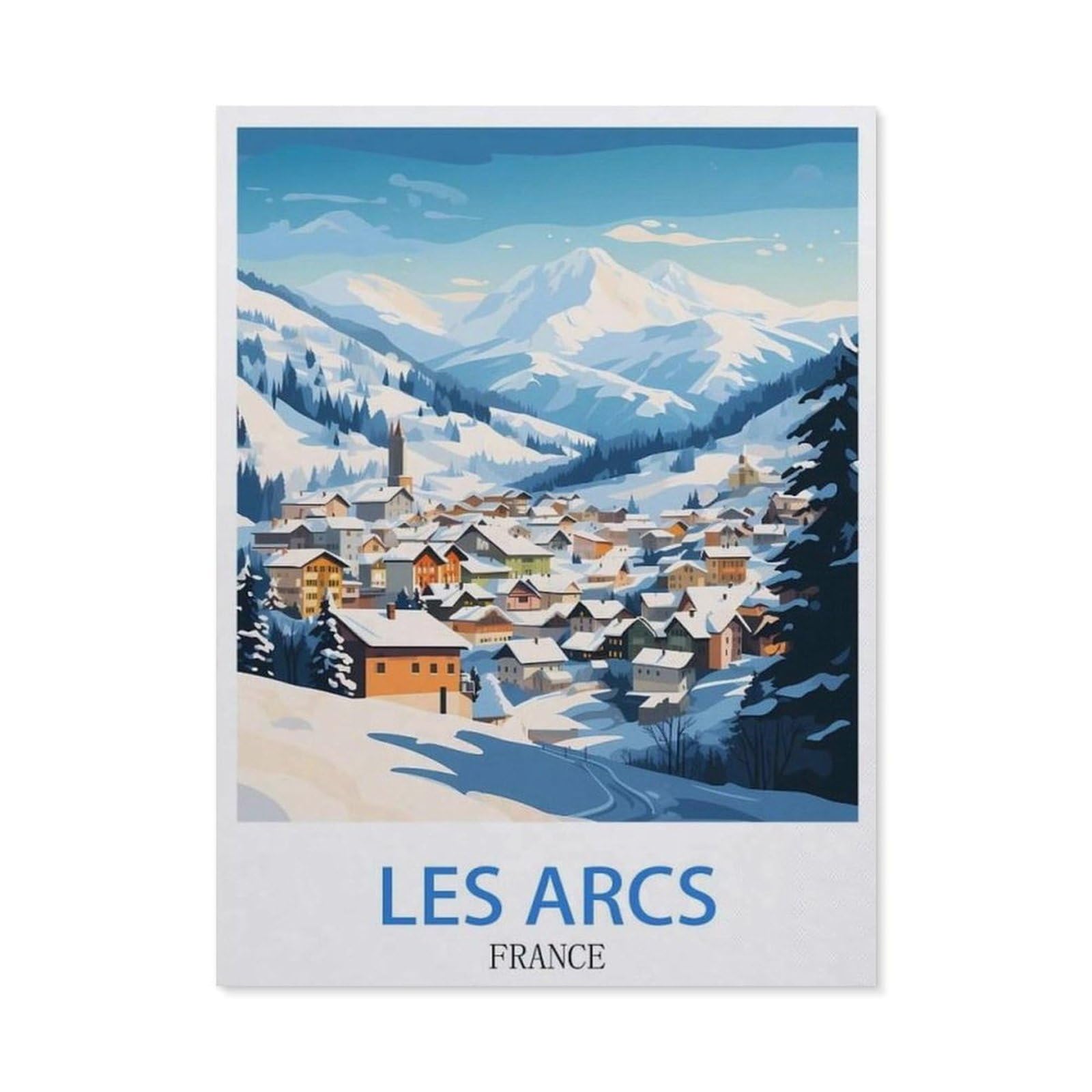 BEAYODKP Diamond Painting Kits for Adults and Kids，Les Arcs France