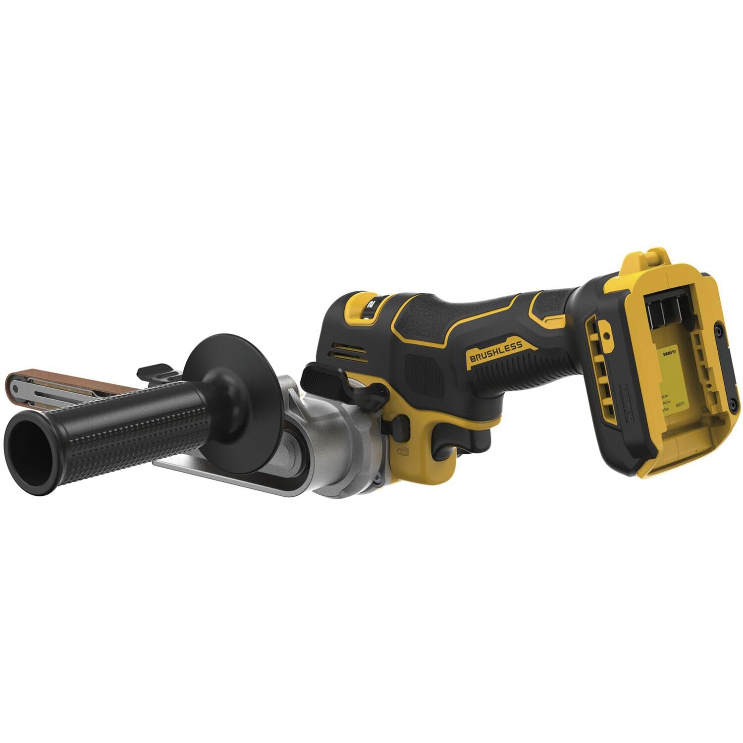DEWALT Lijadora de banda sin escobillas XR 18V 13 mm sin cargador/batería maletín TSTAK dla profesjonalistów i majsterkowiczów, niezawodne mocowanie, standard techniczny
