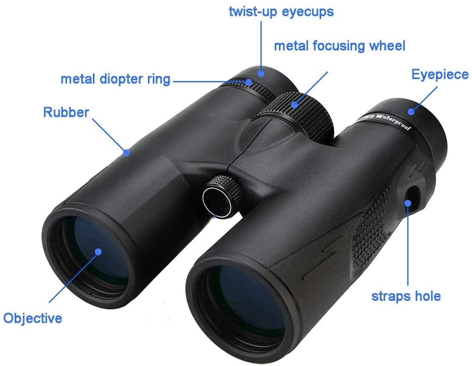 Lornetka myśliwska 8X42 Bak4 pryzmat Sv47 Hd teleskop z zoomem lornetka o dużej mocy wodoodporny noktowizor F9340