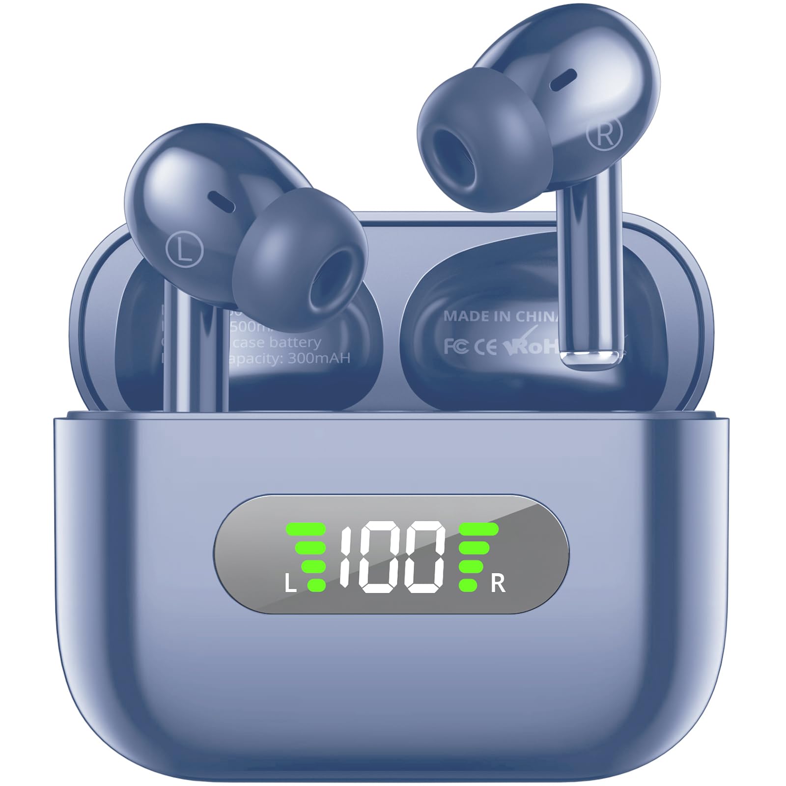 Ecouteurs Bluetooth Sans Fil, Casque Bluetooth 5.3, 50 Heures Contrôle