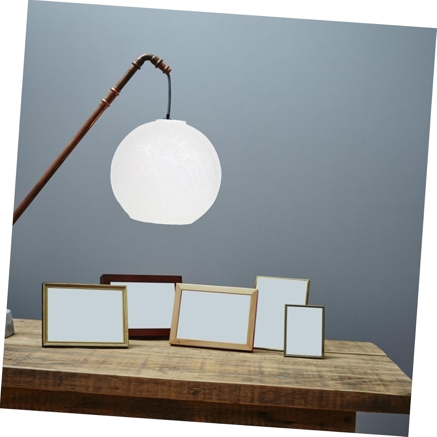 Lurrose Cracked Pattern Glass Lamp Shade for Ceiling Fixtures Chandelier Cover Decorative Small Lamp Shade to Enhance Home Bedroom and Hotel Lighting